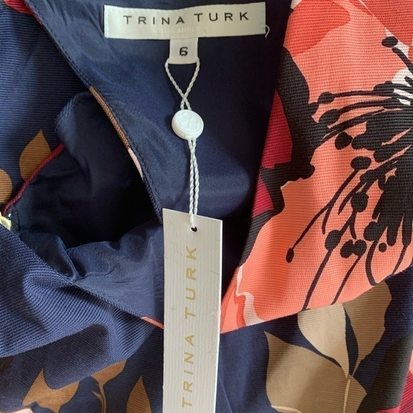 TRINA TURK devoted floral sleeveless dress size 6 NWT - Picture 16 of 16